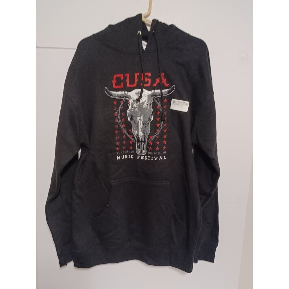 Country USA Music Festival Oshkosh Wi 2019 Large  SWEAT SHIRT HOODIE NEW